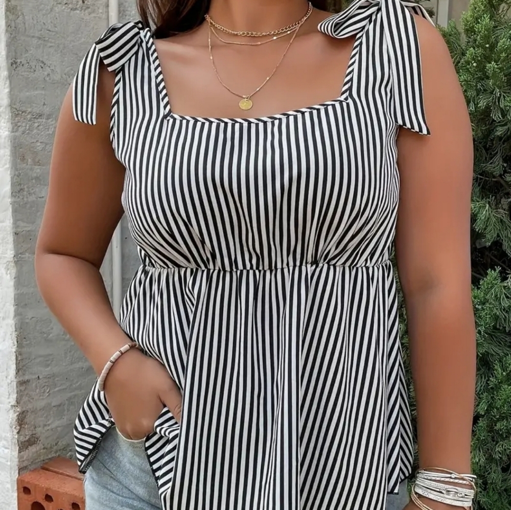 Striped Tank Top for women size 4X
